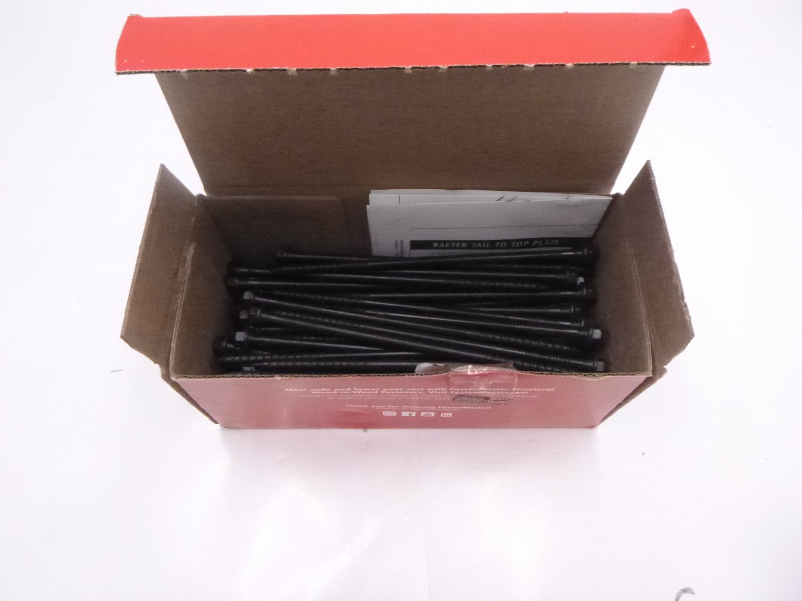 50-Pack Fasten Master GJXJIK Timberlock Heavy-Duty Wood Screws 6″
