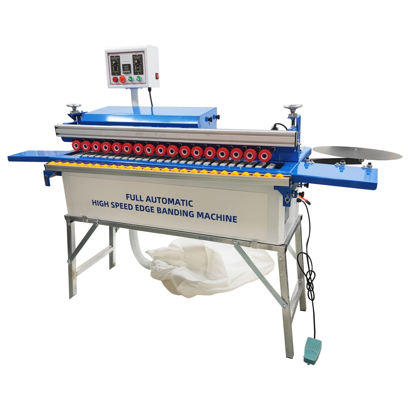 110V Straight and Curved Edge Banding Machine Edge Bander with Dust Cleaner 800W