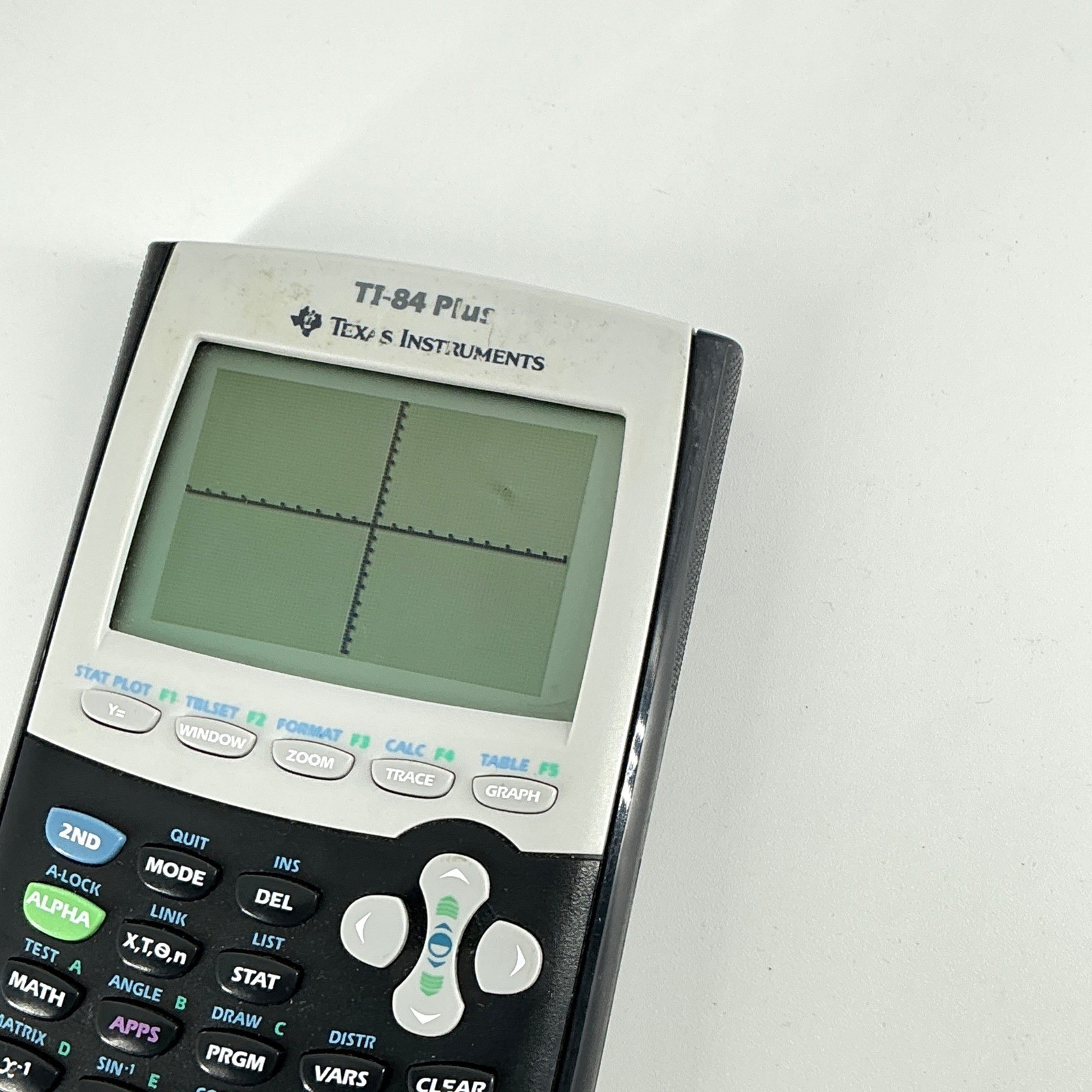 Texas Instruments TI-84 Plus Graphing Calculator Black Silver with Cover