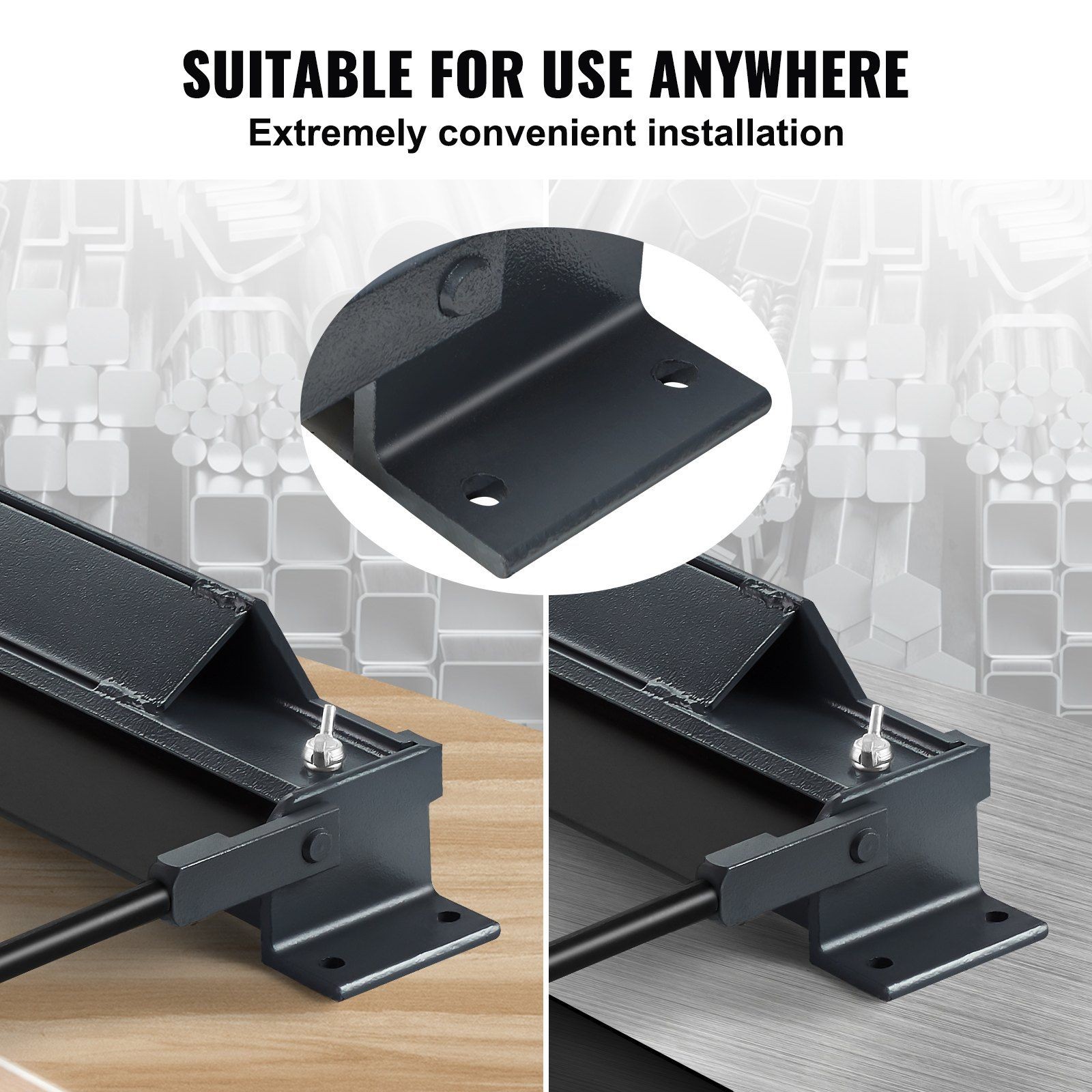 36in Q235 Steel Brake, 0-135° Bending, 20ga/14ga Material Capacity
