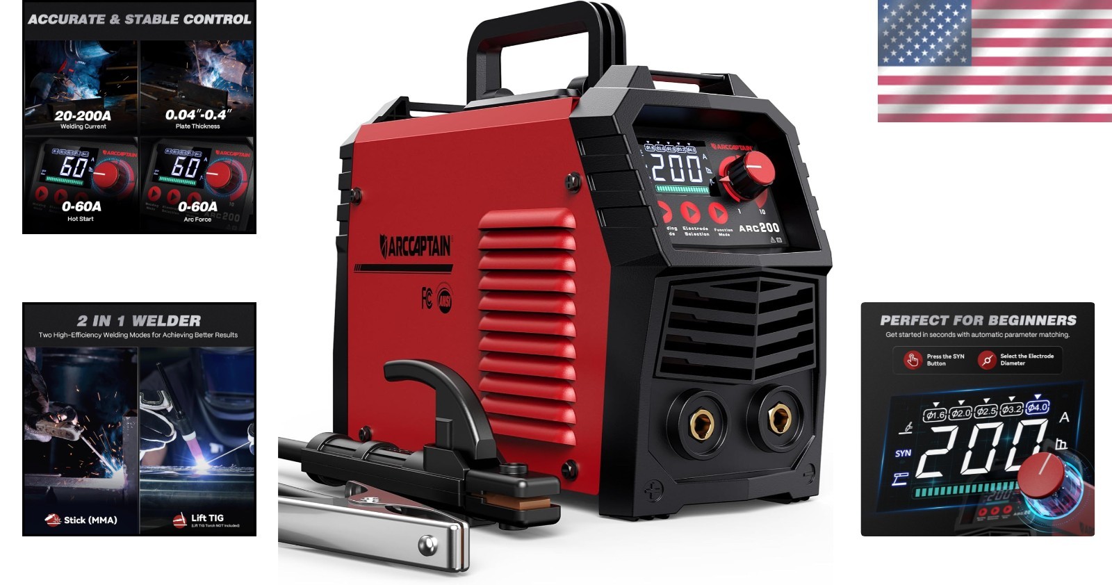 Professional Grade Welder with Synergic Control./