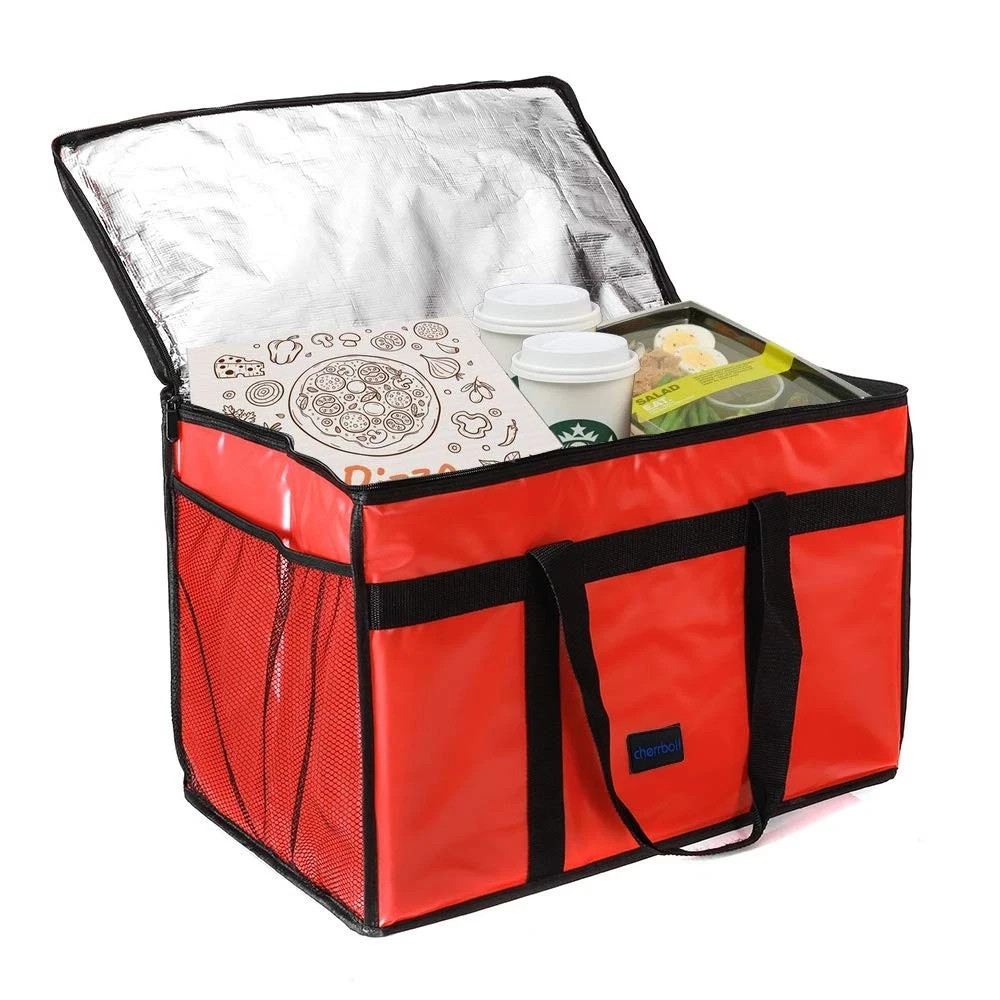 Insulated Food Delivery Bag 23″x14″x15″ – Large Catering Thermal Carrier