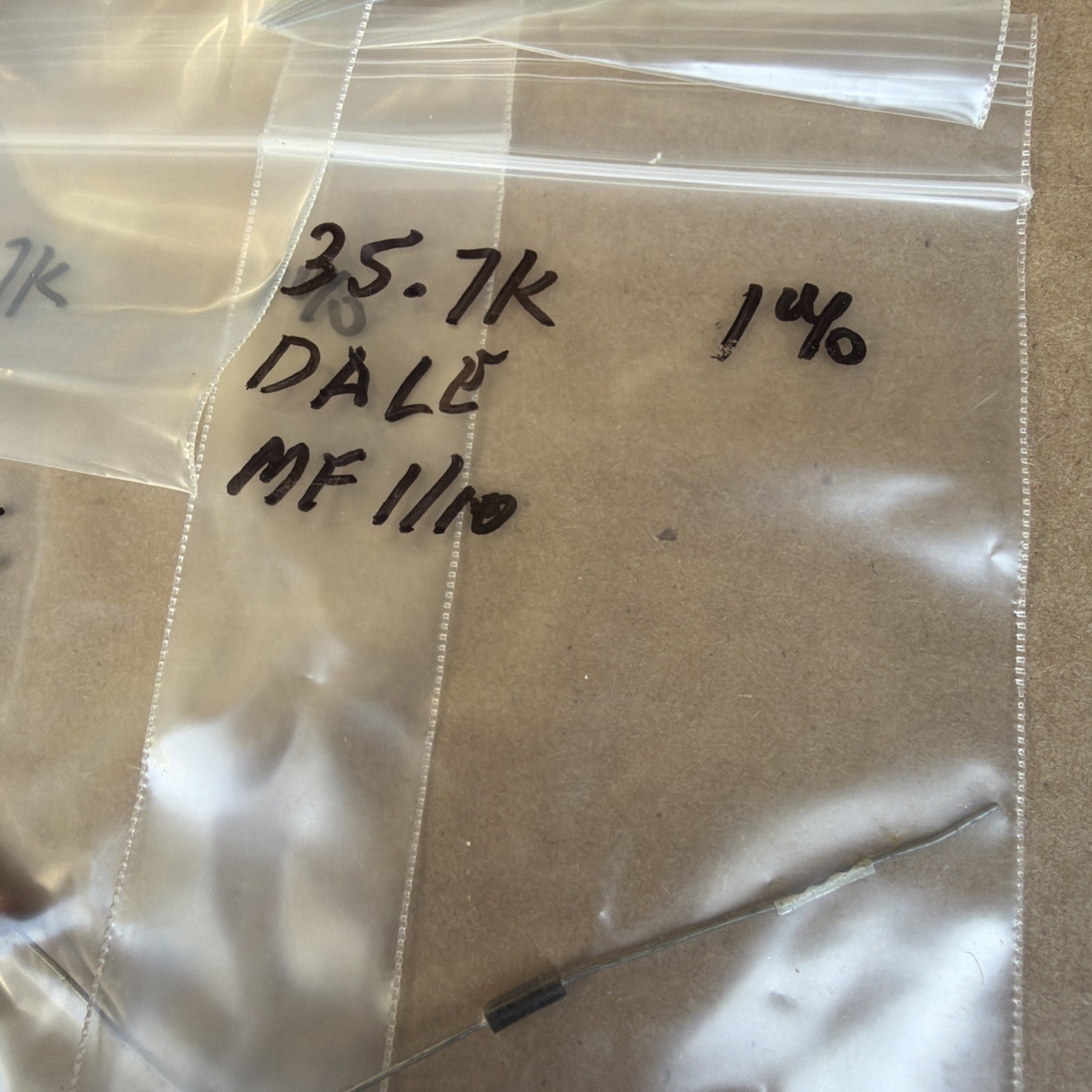 125pc Group Lot Of RESISTORS Dale & Other Mfg Look At Pictures Used #2