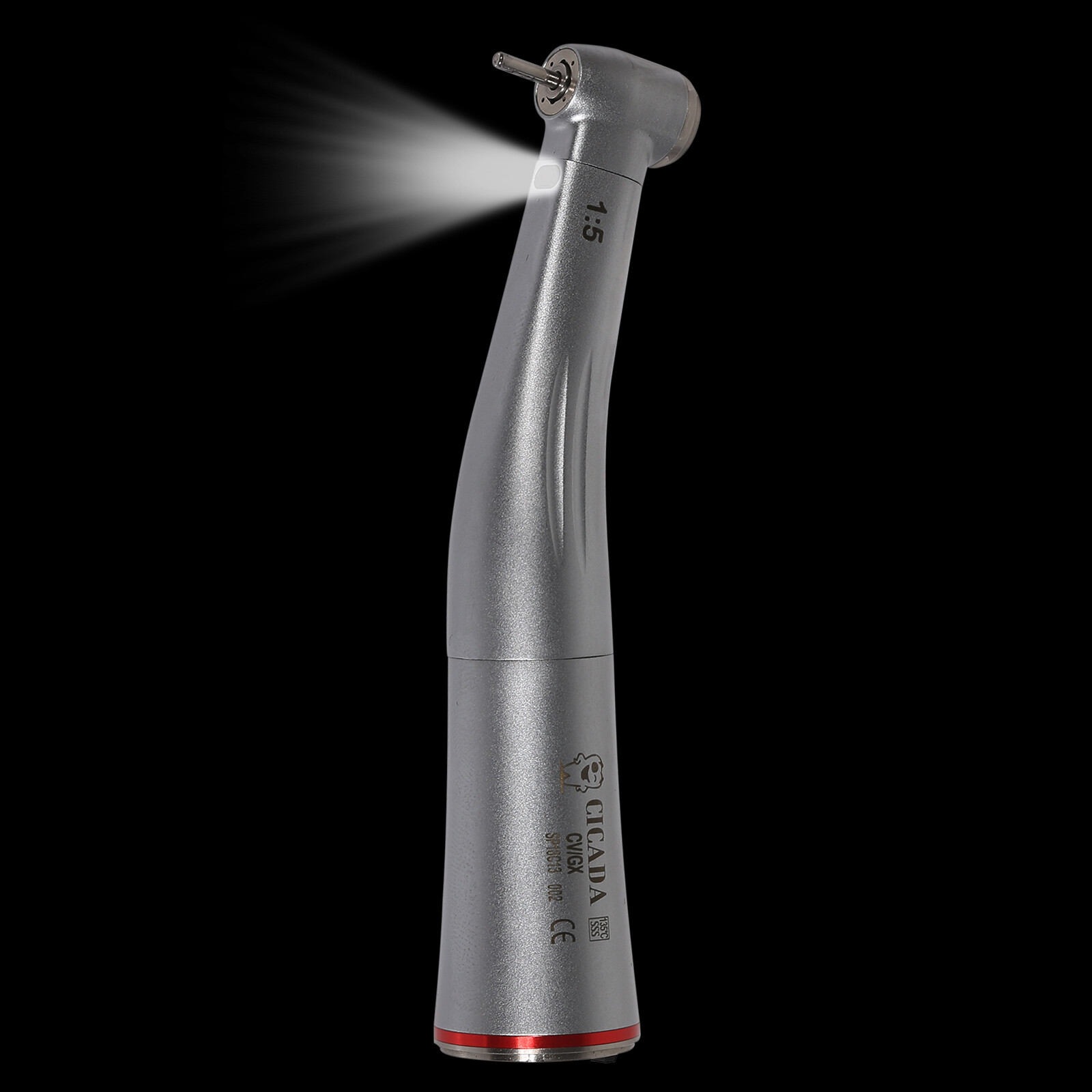 CICADA Dental 1:5 High Speed Contra Angle Handpiece E-type Fit Electric Motor