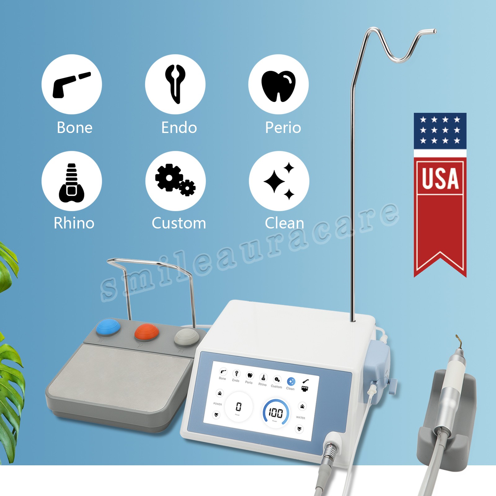 Dental Piezo Surgery Bone Cutter Ultrasonic Bone Piezosurgery Surgical Motor