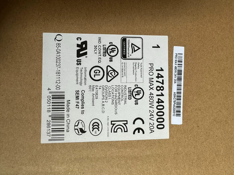 1PCS NEW WEIDMULLER Weidmüller 1478140000 Power Supply 20A