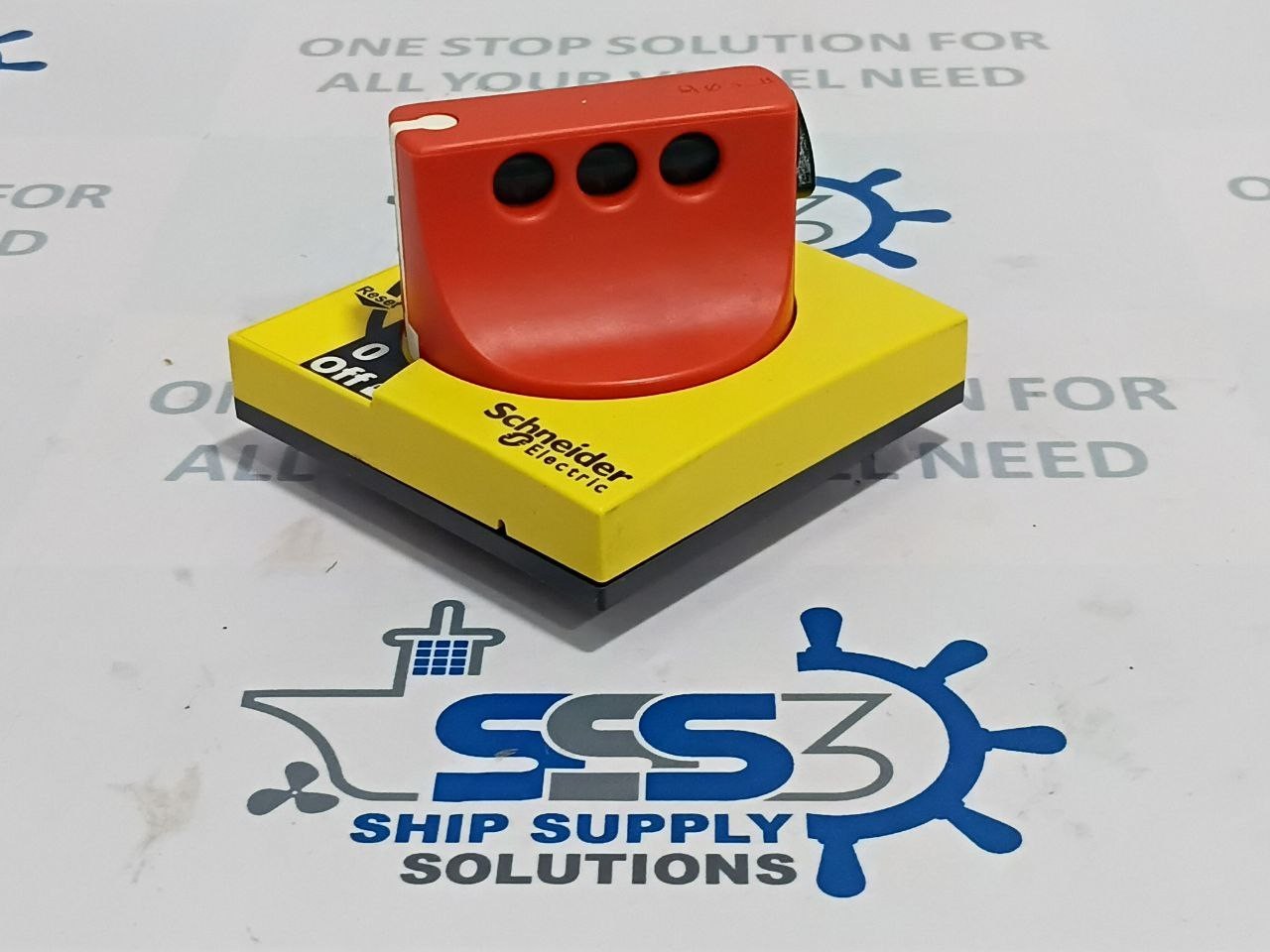 Schneider Electric LV429340 Extended Red-Yellow Rotary Handle (Unused New)
