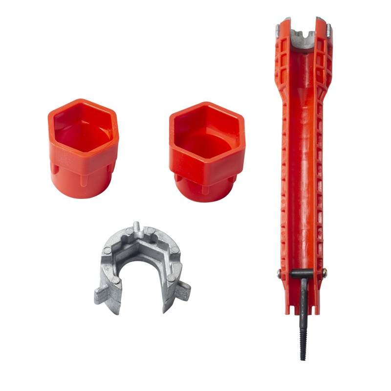5 in 1 Faucet Sink Installer Home Multi Tool Pipe Wrench For Plumbers Homeowners