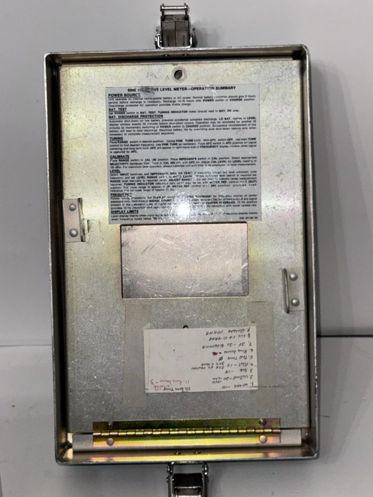 RYCOM 6040 SELECTIVE LEVEL METER