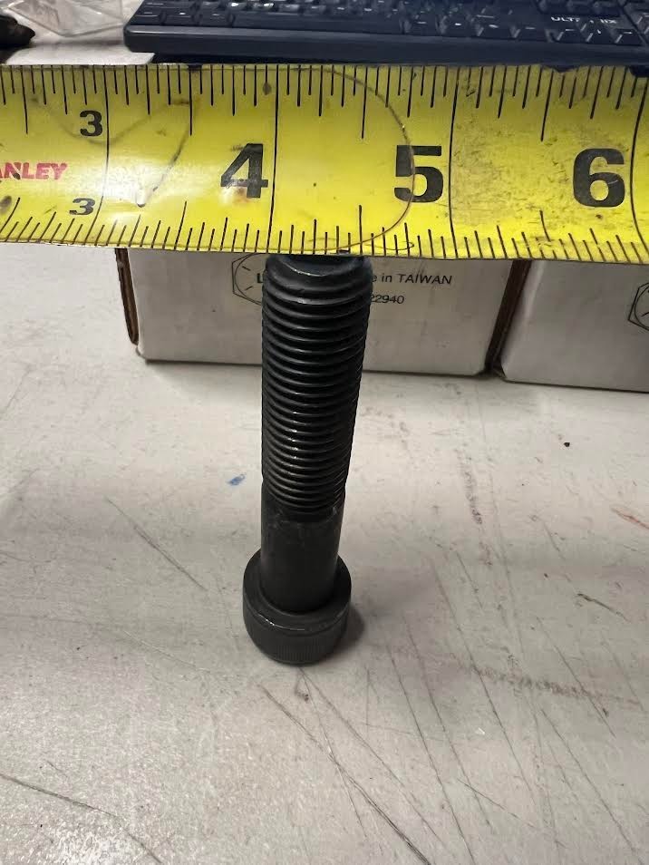 Lot of 20 CL12.9 M16X2.0X80 Socket Head Screws 3 in. Grade 8 Partially Threaded