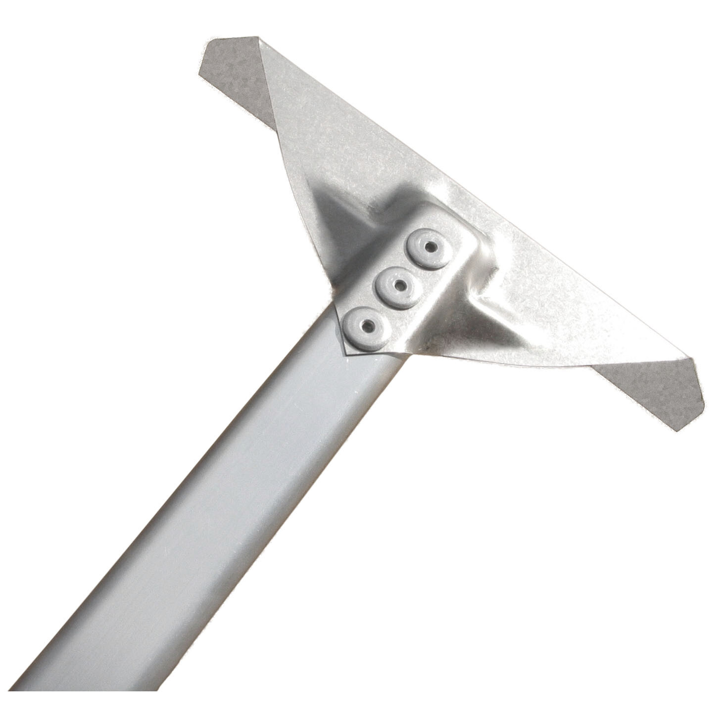 Gi.Metal Amica Aluminized Steel Ash Rake with 59-inch Handle