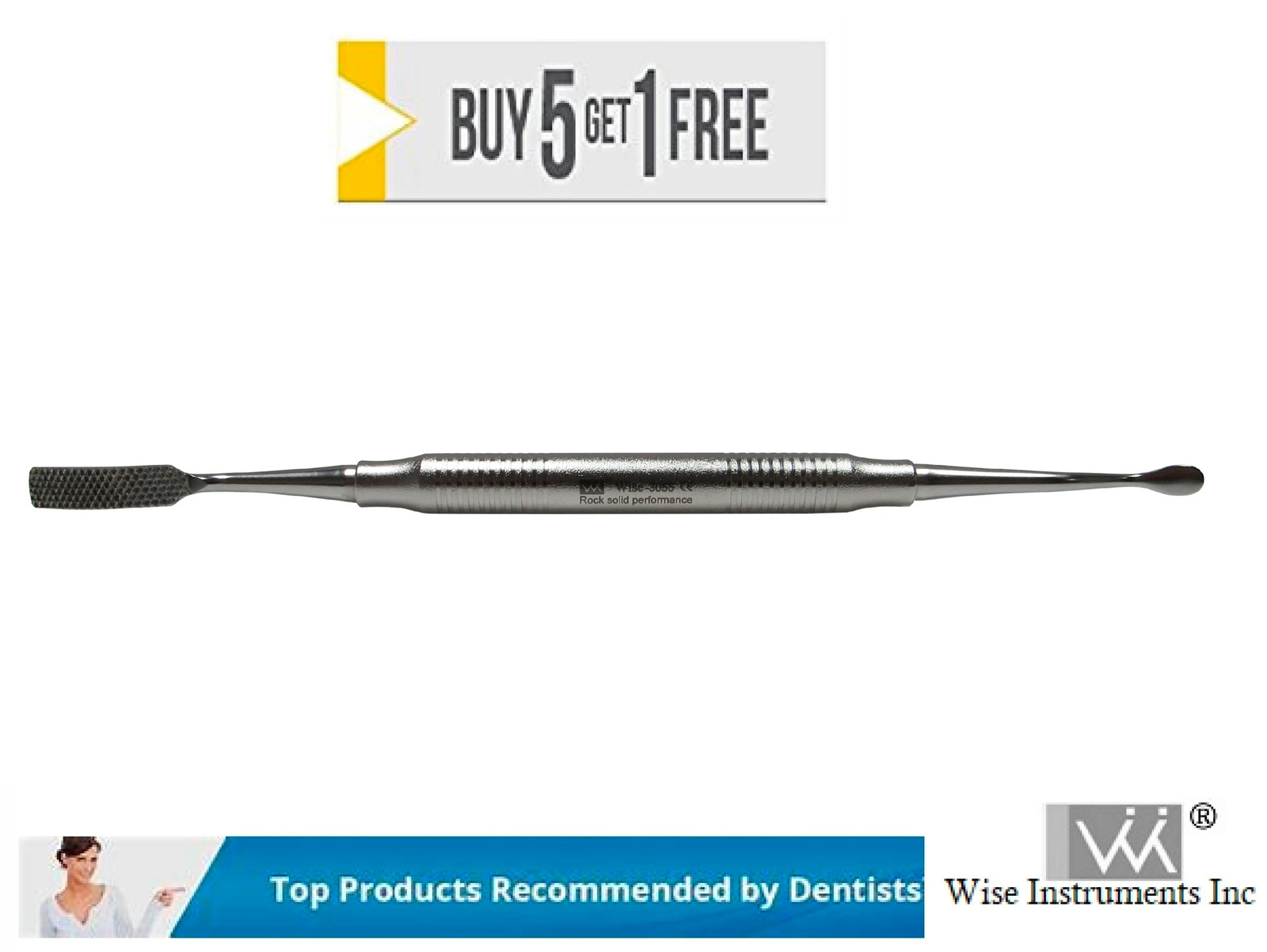 Wise Dental Surgical Bone File # 3X Miller (Sharp Edge retention & Durability)