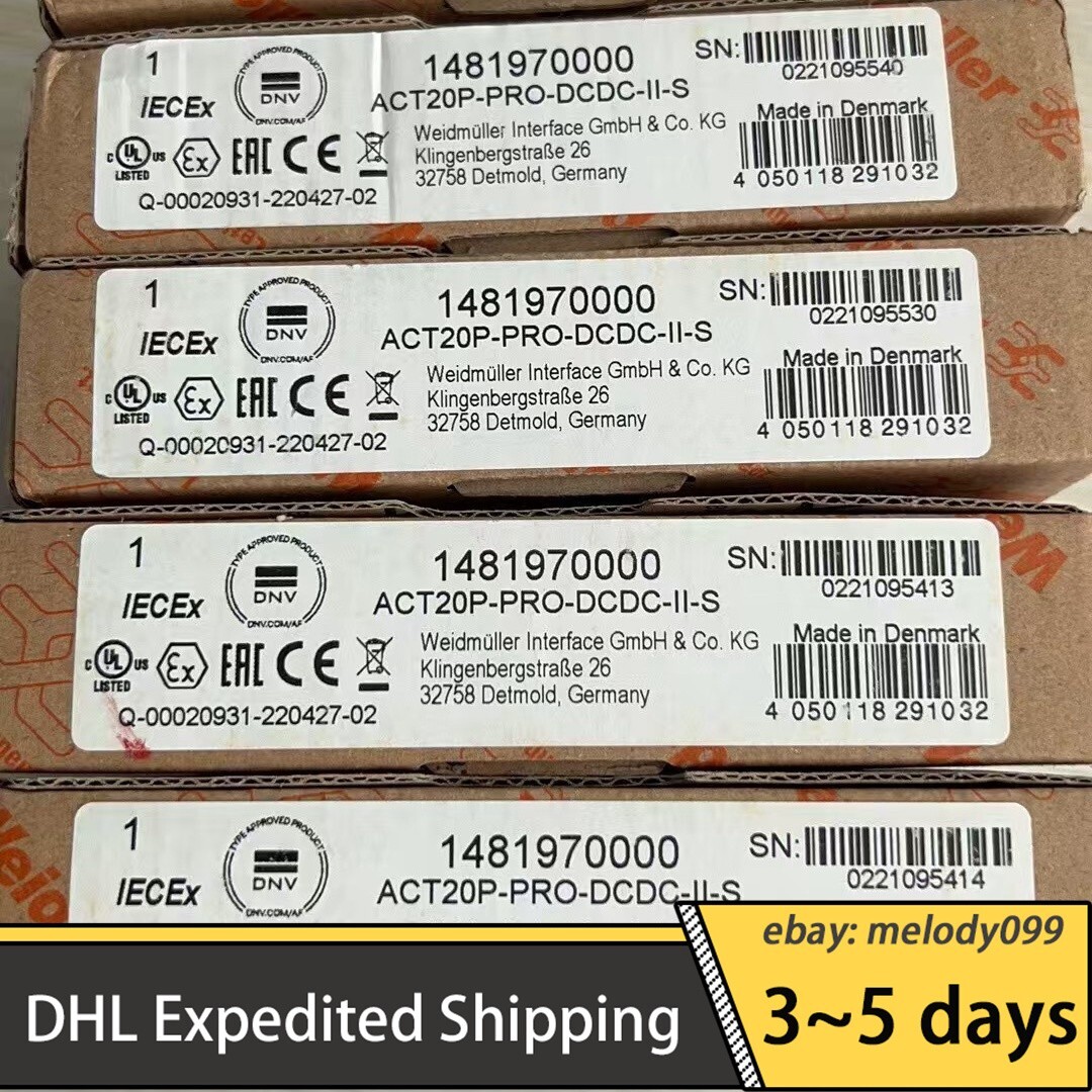 1PC NEW Weidmuller ACT20P-PRO DCDC II-S 1481970000 Isolator
