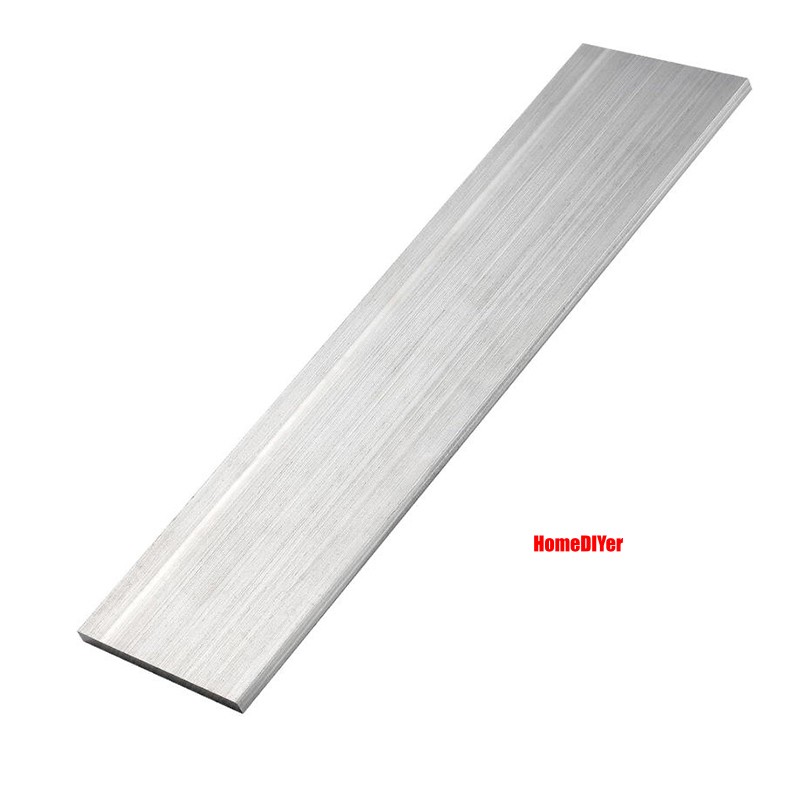 Aluminium Flat Bar Strips Metal 100mm /300mm Length 8mm-50mm Thick Cut To Sizes