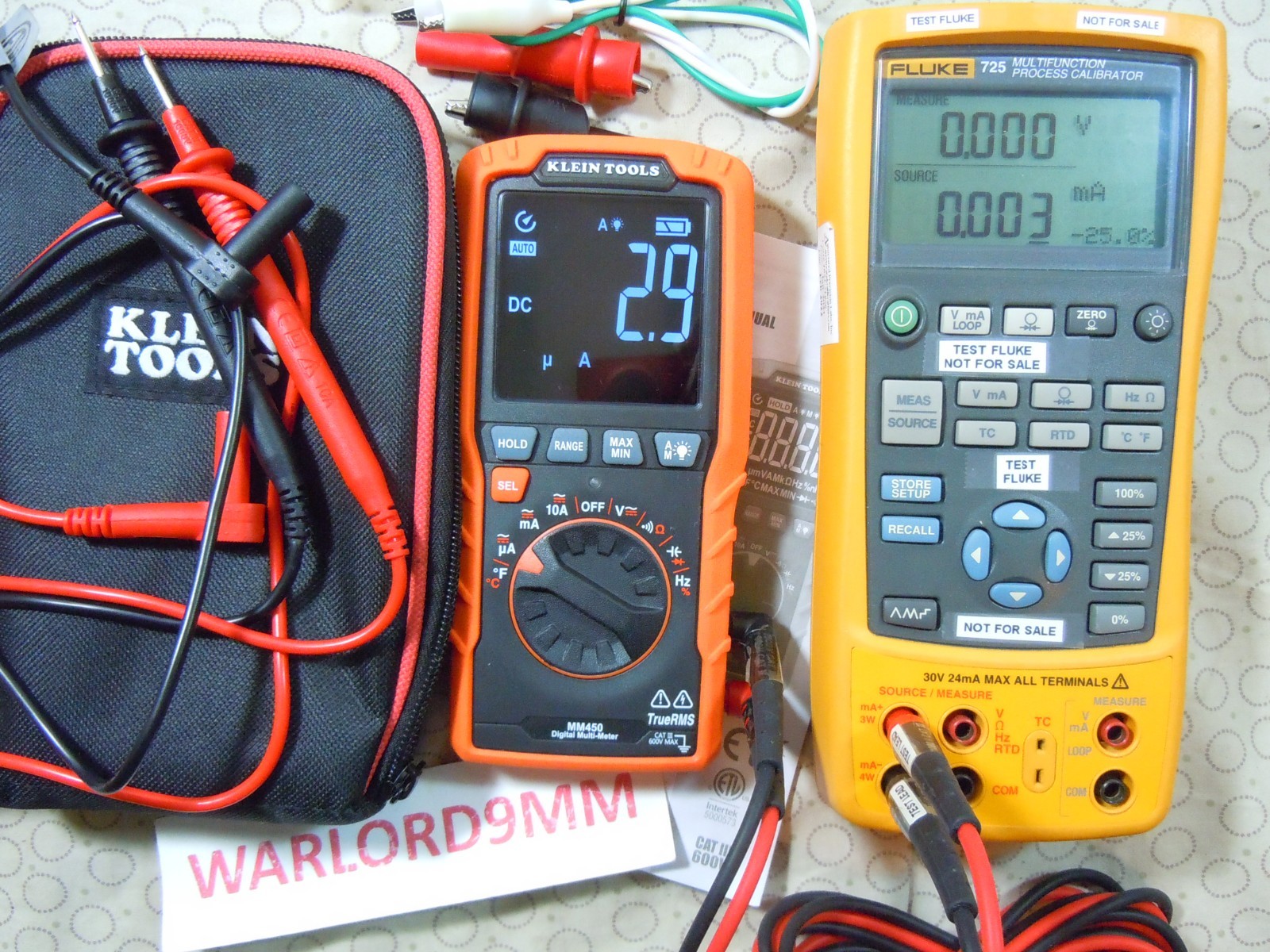 KLEIN TOOLS MM450 TRMS MULTIMETER WITH ACCESSORIES + KLEIN CASE – 0208304.