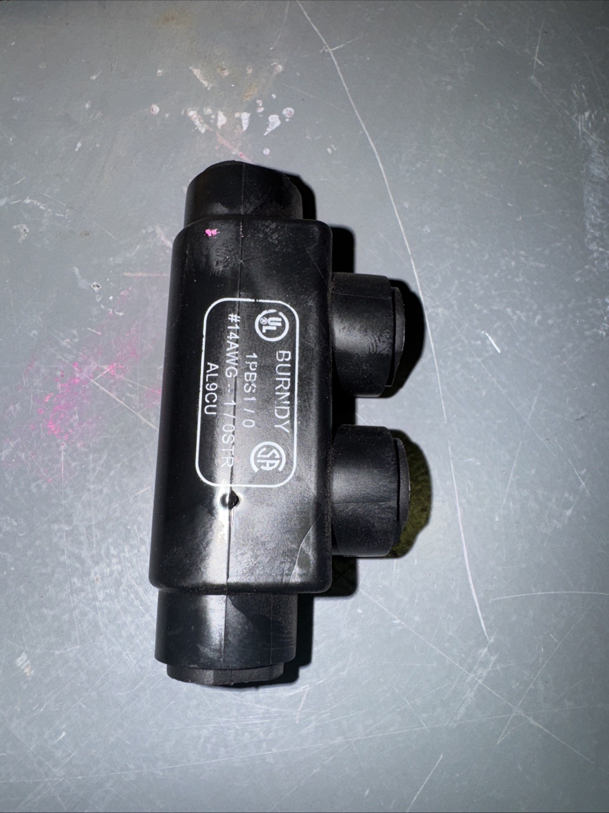 Burndy 1Pbs1/0 Insulated Multitap Connector,2.91 In. L