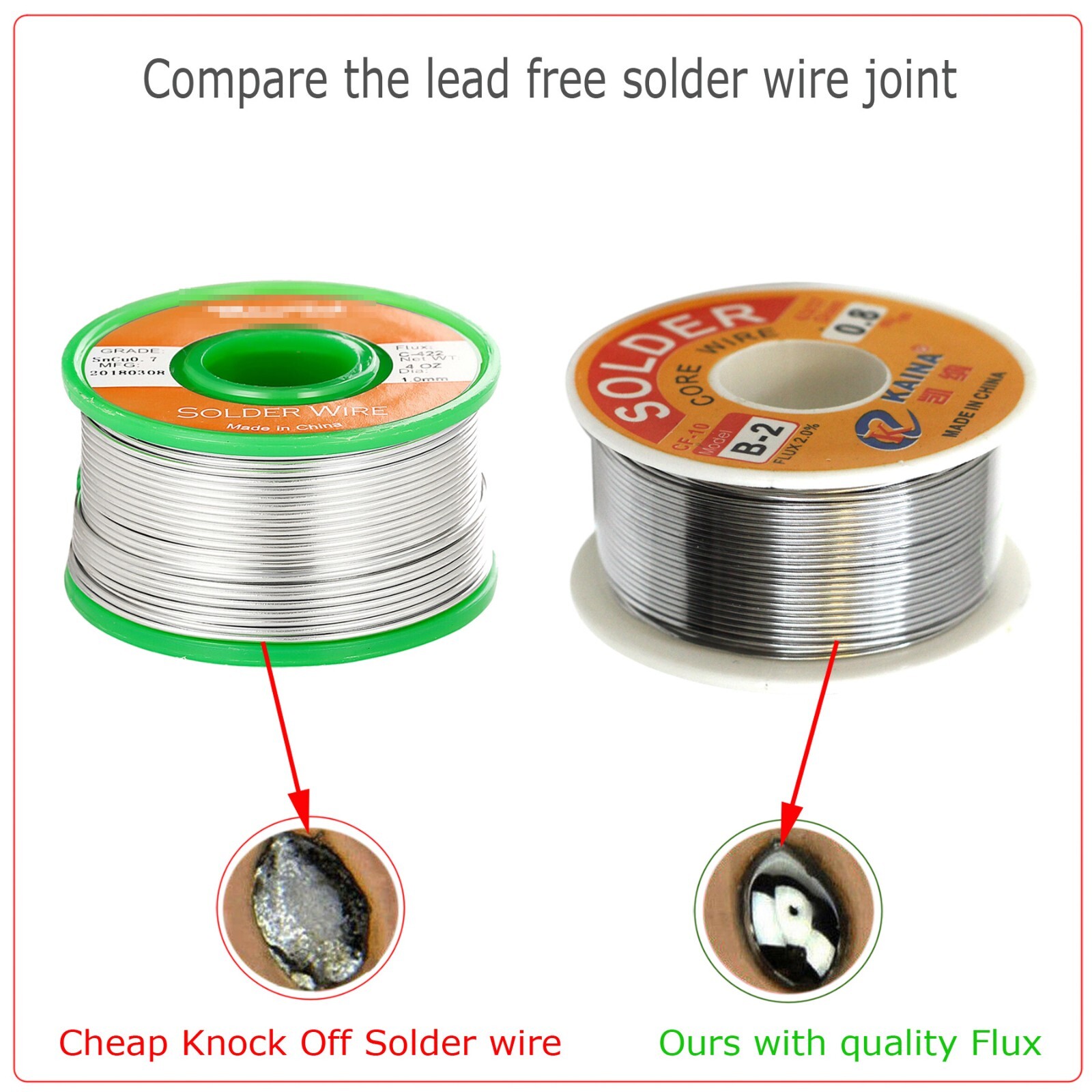 63 37 Tin Rosin Core Solder Wire Electrical Soldering Sn60 Flux .031″/1.0mm Kit