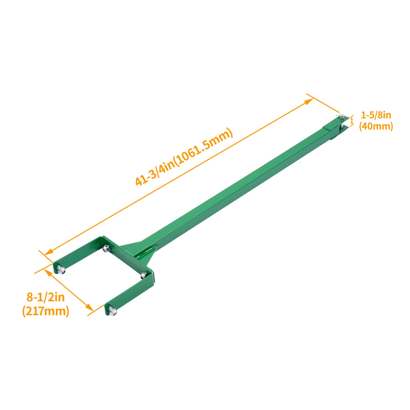 Tow Behind Drag Handle Attachment for Drag Harrow Driveway Grader Green