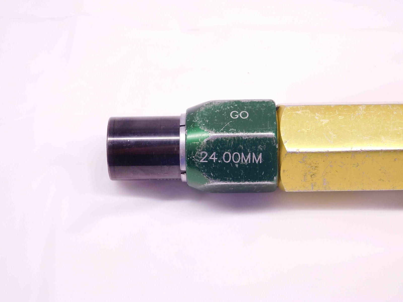 24.000 & 24.300 CL ZZ METRIC PIN PLUG GAGE GO NO GO ONSIZE 24 .9449 24.00 24.30