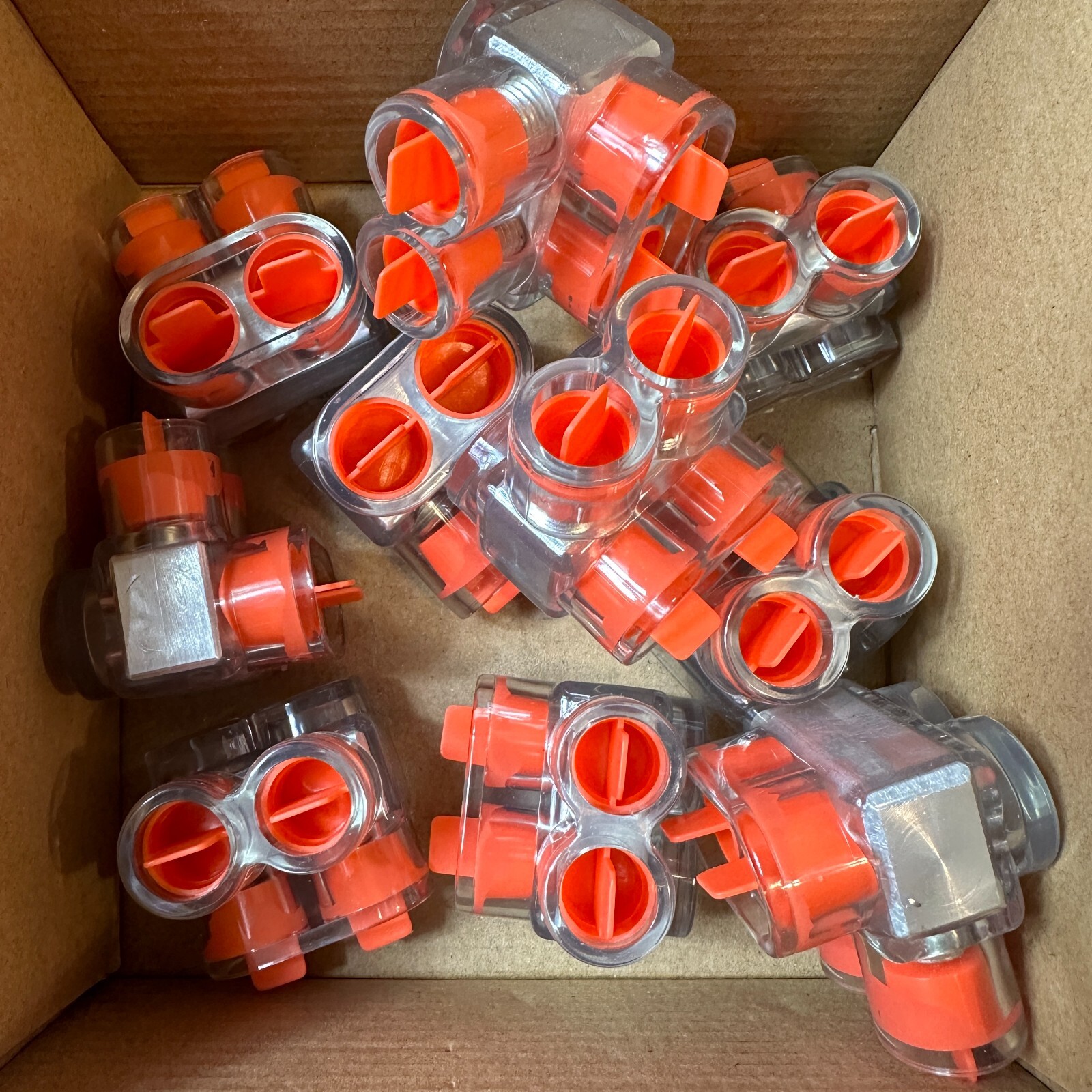 Qty 10 – HOMAC T&B CSB 2/0-2 S Alum Insulated connector block-2 Port 1 Way Tap