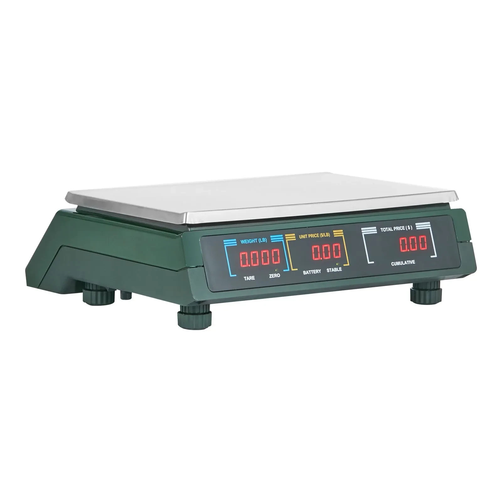 VEVOR 66lb Digital Price Computing Scale LED Deli Food Produce Retail Scale