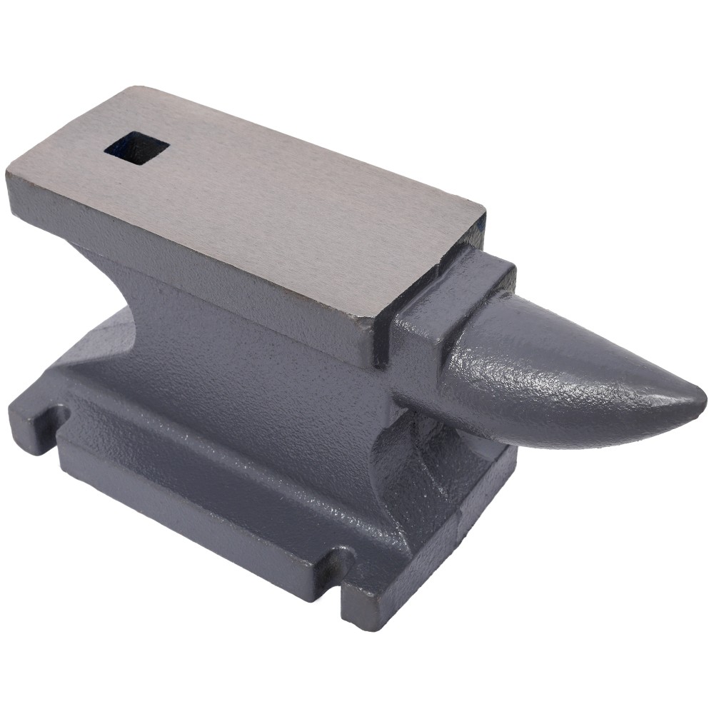 55LB(25KG) Gray Cast Iron Anvil, Square Horn & Stable Base
