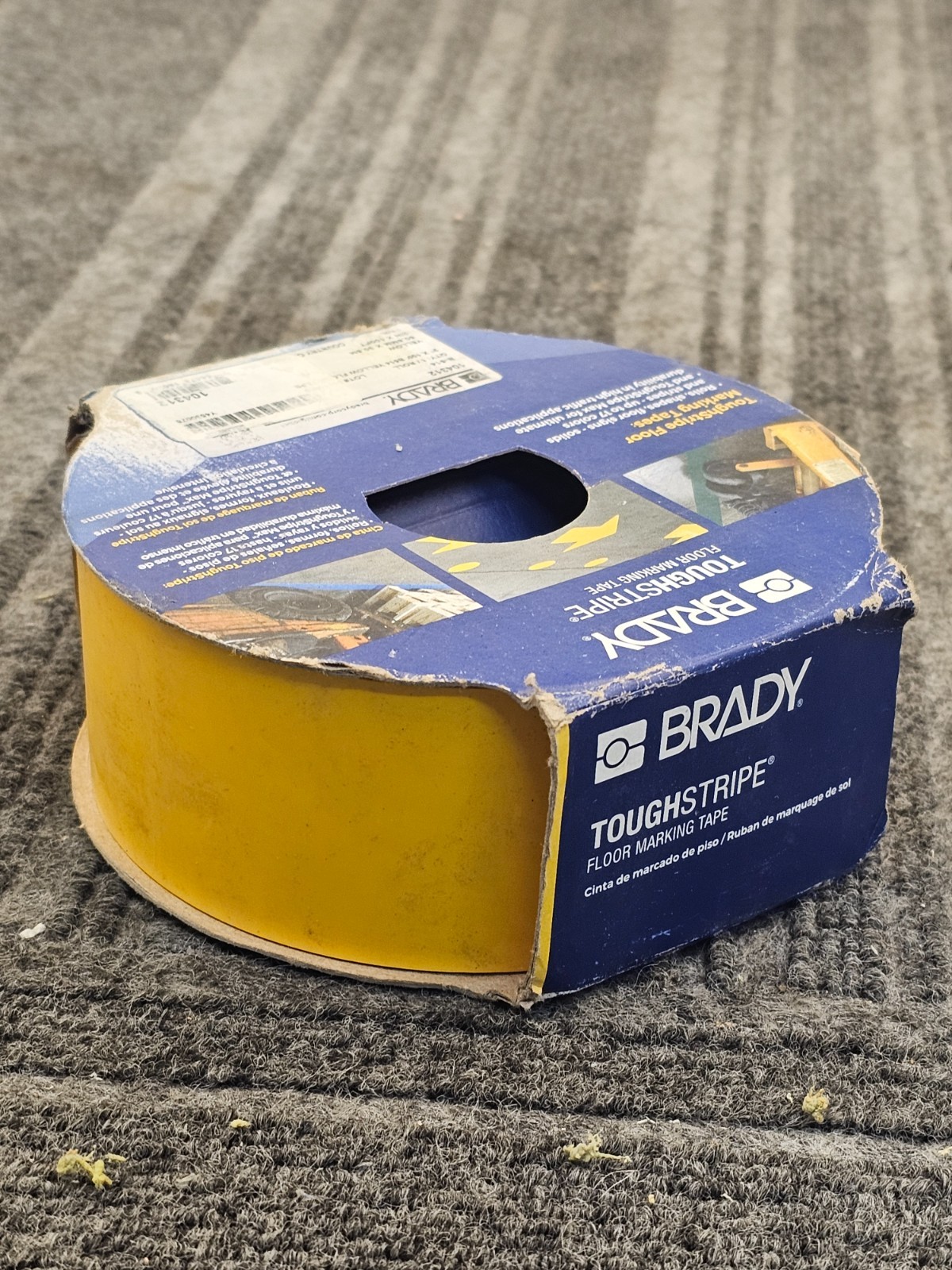 Brady B-514: ToughStripe Floor Marking Tape 2″ x 100 Ft 50.8 MM x 30.5 M