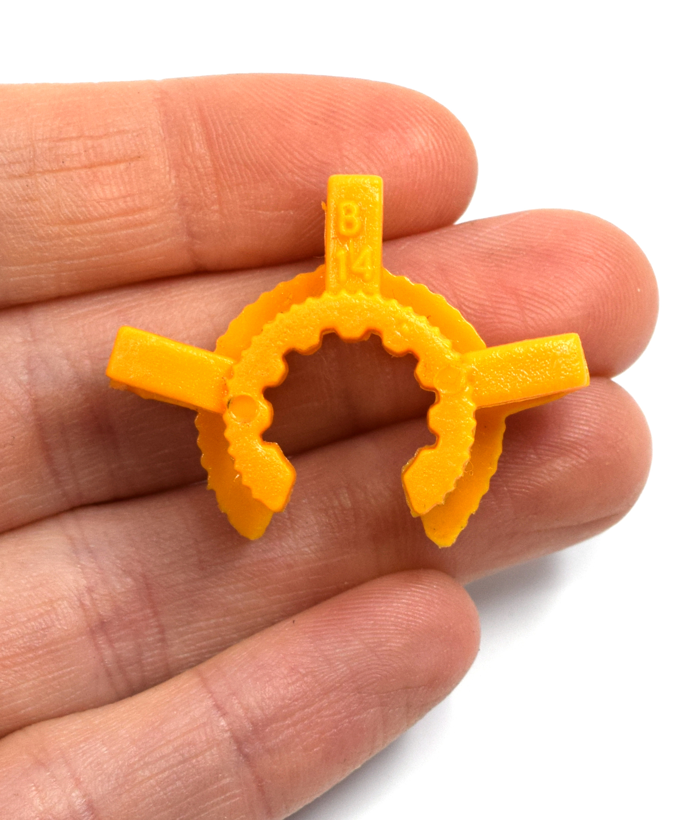 Joint Clip, size 14/23, Yellow, Chemical and Temp Resistant – Eisco Labs