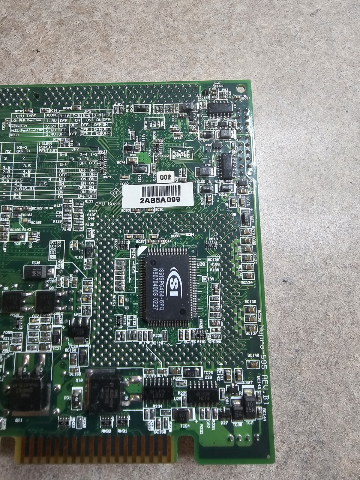 NEXCOM NUPRO-592 Rev 1.3 ISA Industrial Single Board Computer Socket 7 SBC