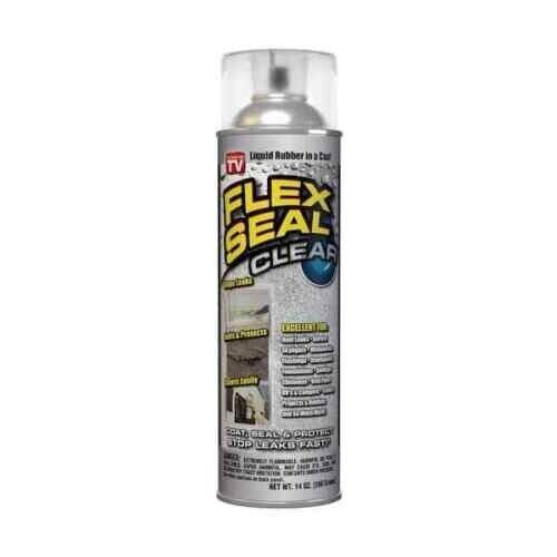 Flex Seal Liquid Rubber Sealant Coating 14 Oz. Spray Paint Clear color – FSCL20