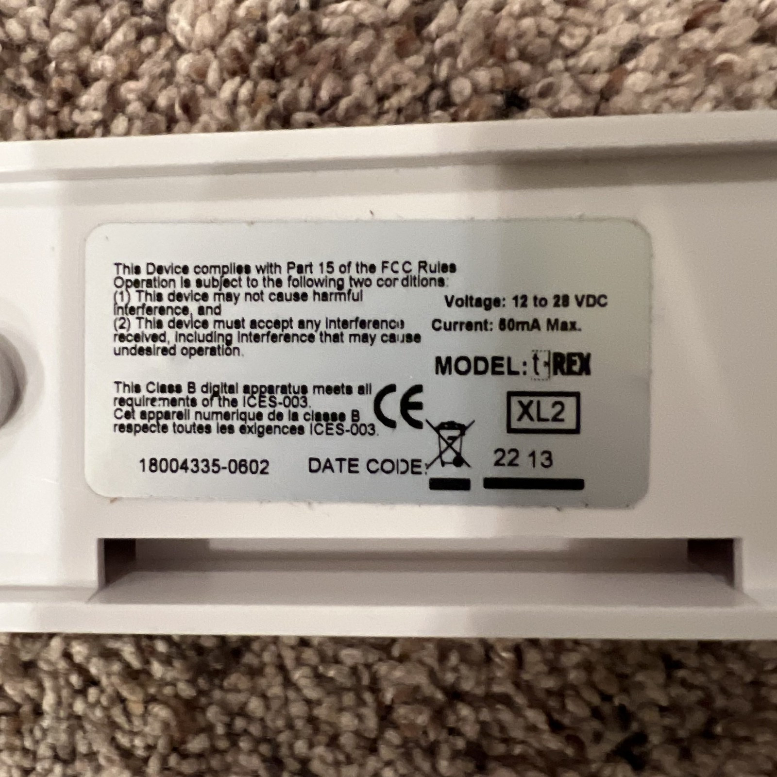 Kantech TREX-XL2 Exit Detector White NEW