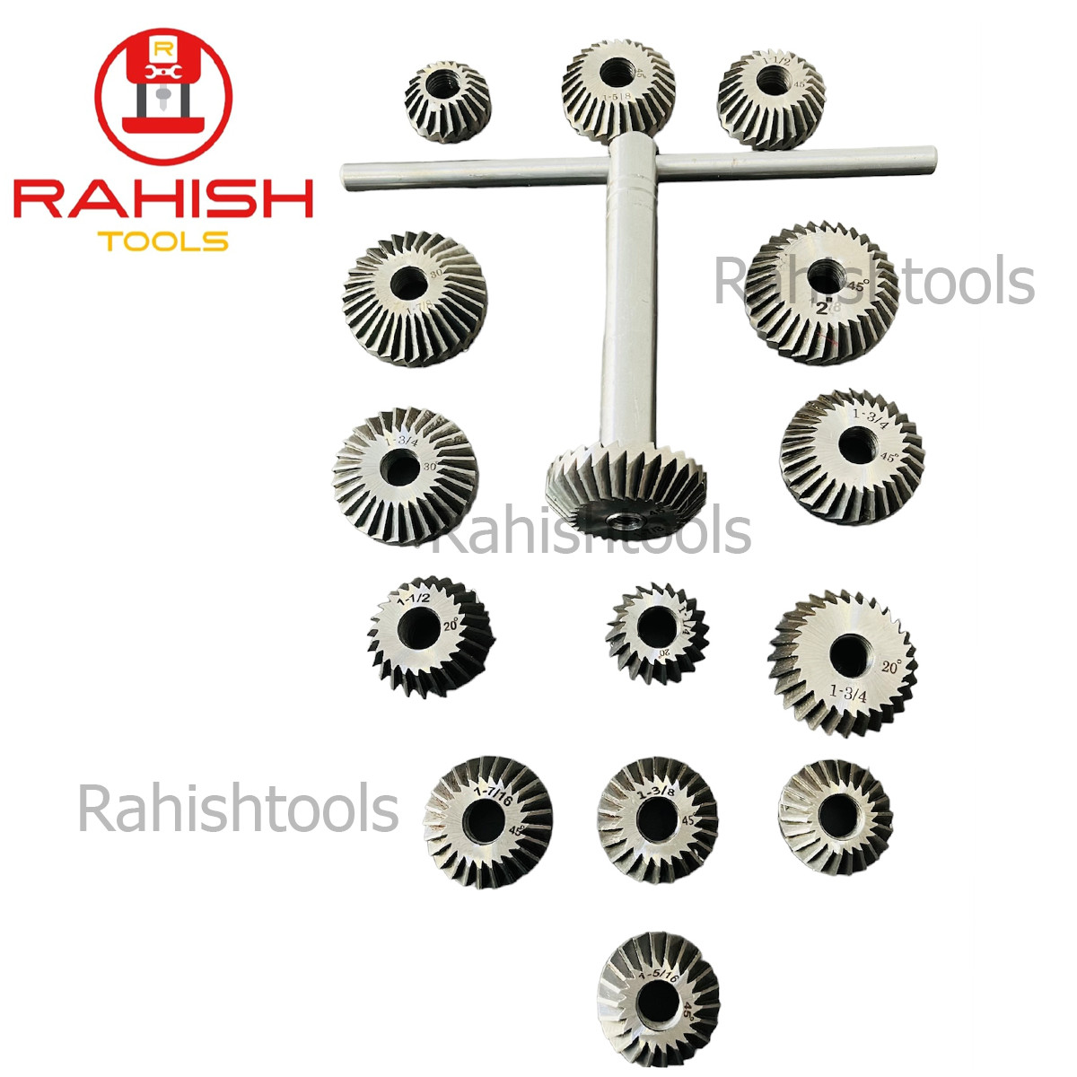 15 Pcs New Engine Valve Seat High Carbon Steel Face HCS Cutter Set USA ACTOOLS
