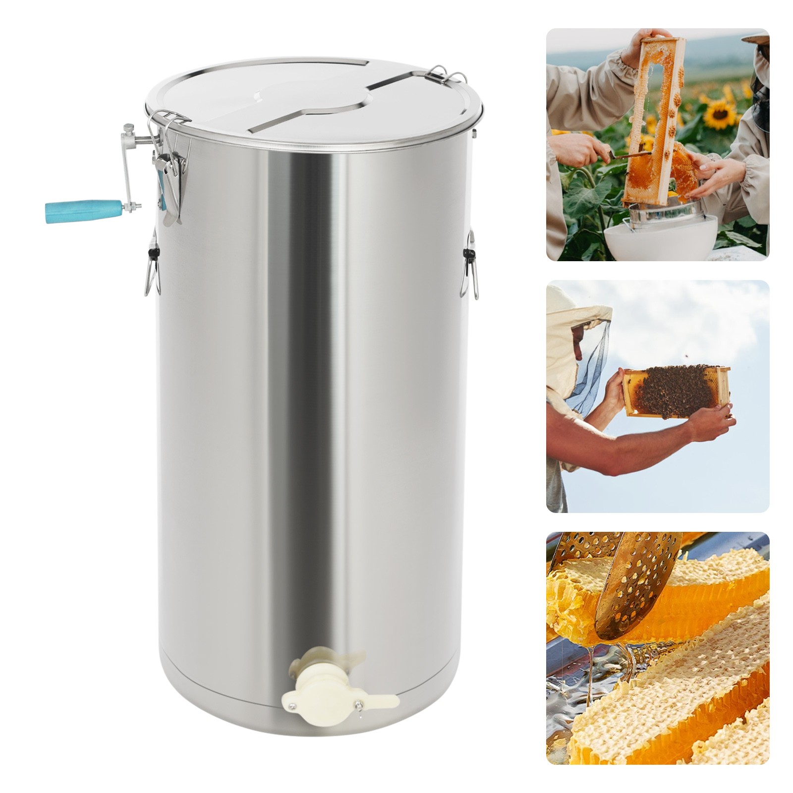 Honey Extractor Manual Honey Extractor Honey Spinner Drum Separator