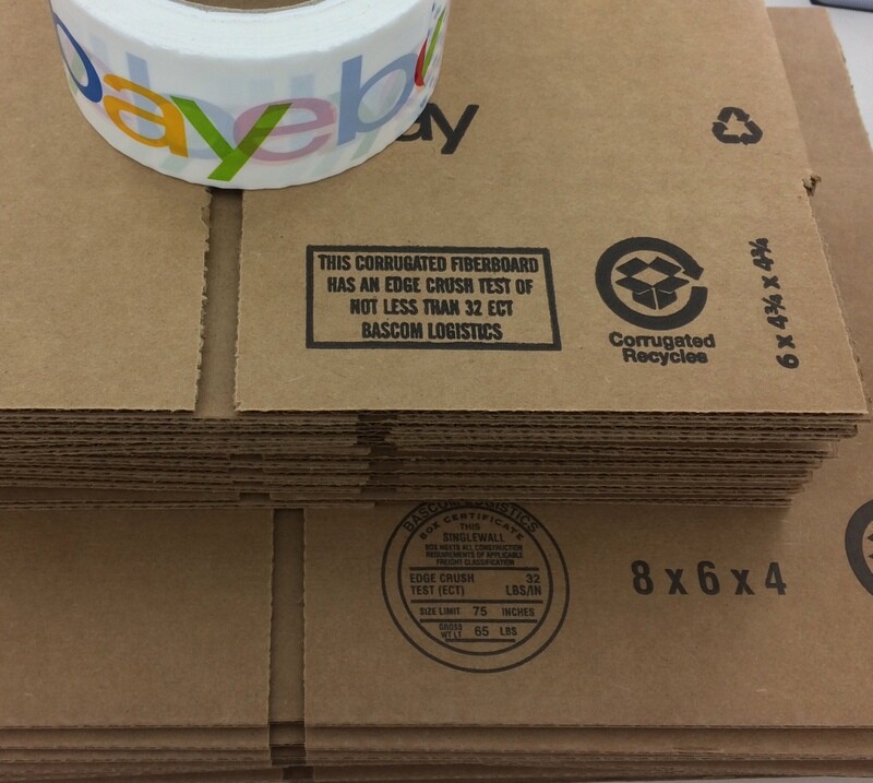 eBay Branded Shipping Shipping Supplies Starter Kit Boxes Tape Tissue Paper Lot