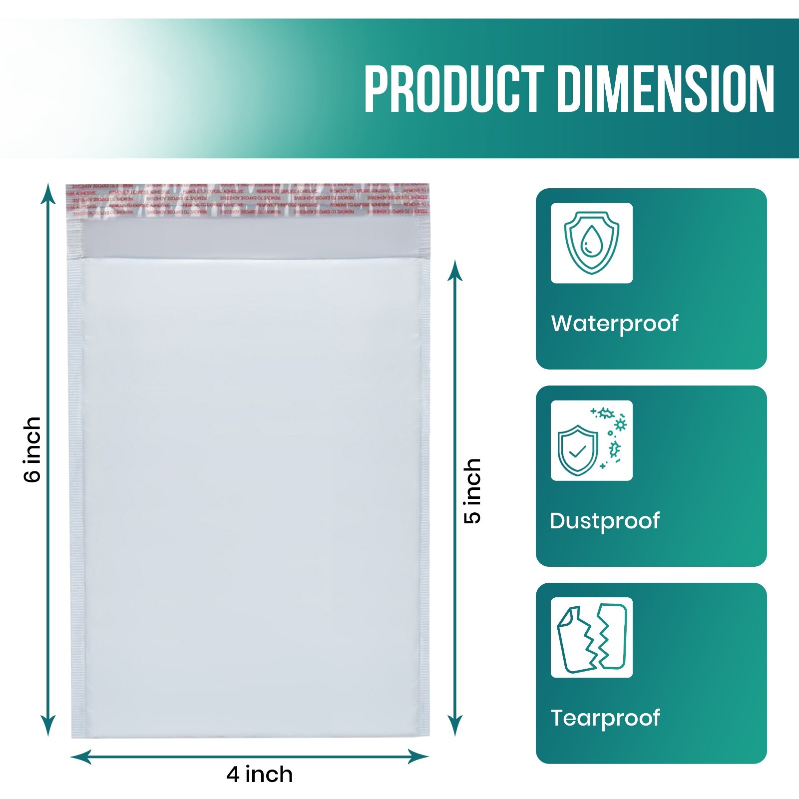 Any Size 50/100/200/500 Poly Bubble Mailers Padded Envelope Shipping Bags Seal