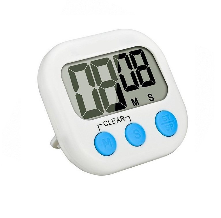 Large LCD Digital Timer Loud Alarm Magnetic Kitchen Cooking Count-Down Up CA