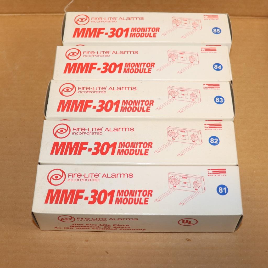One Fire-Lite MMF-301 Intelligent Monitor Module More Available