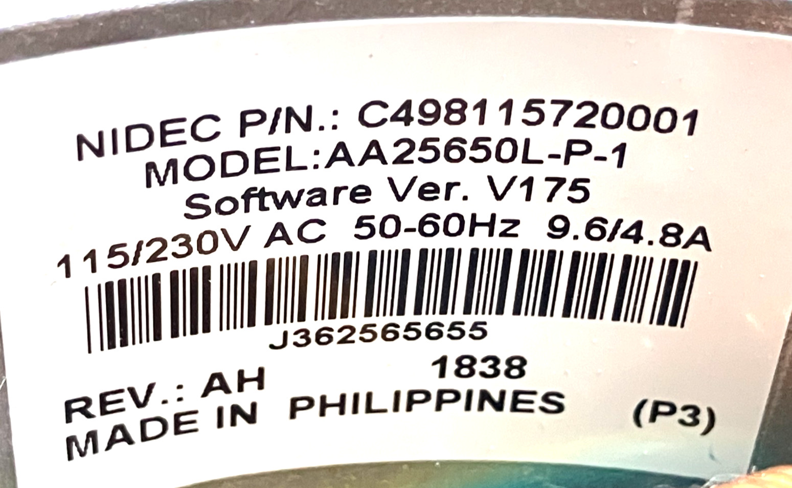 Goodman M055PWCVK-0337 Programmable ECM Module ONLY 0131M00271 CW LE used #J295