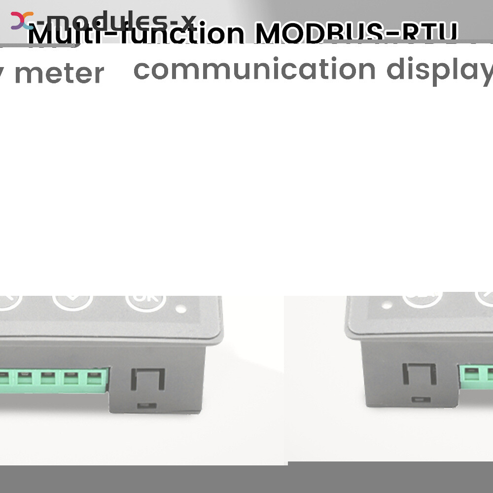 MODBUS-RTU Communication Display Meter RS485 Master-Slave-Monitored DC 8-25V