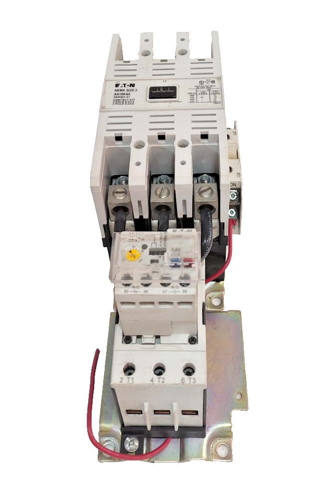 *USED TESTED* Eaton AN19KN0 Solid State Overload Starter 110/120v-ac 50hp
