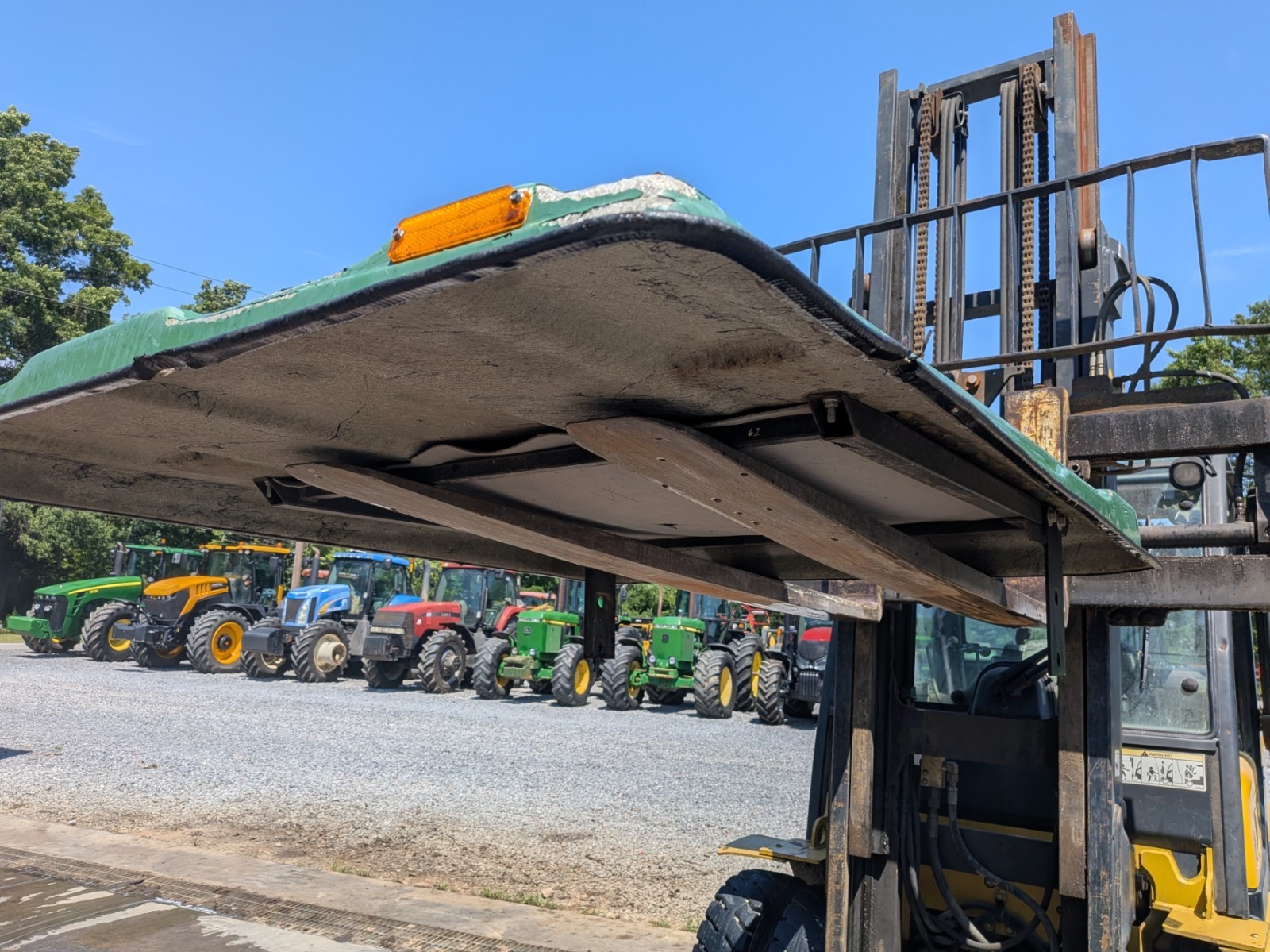 Used John Deere Fiberglass Canopy. This came off of a 6430