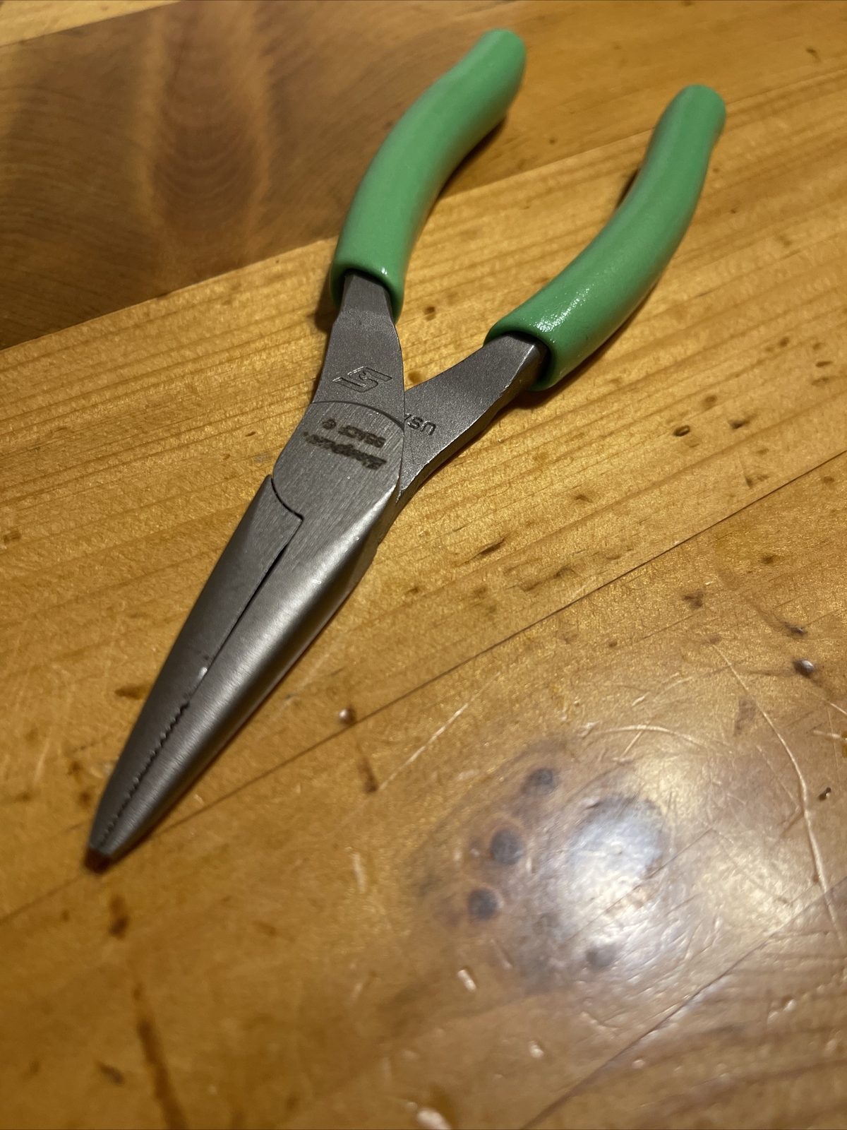 *NEW* Snap On 95ACF Needle Nose Pliers 6” Green Handle Pliers FREE SHIPPING