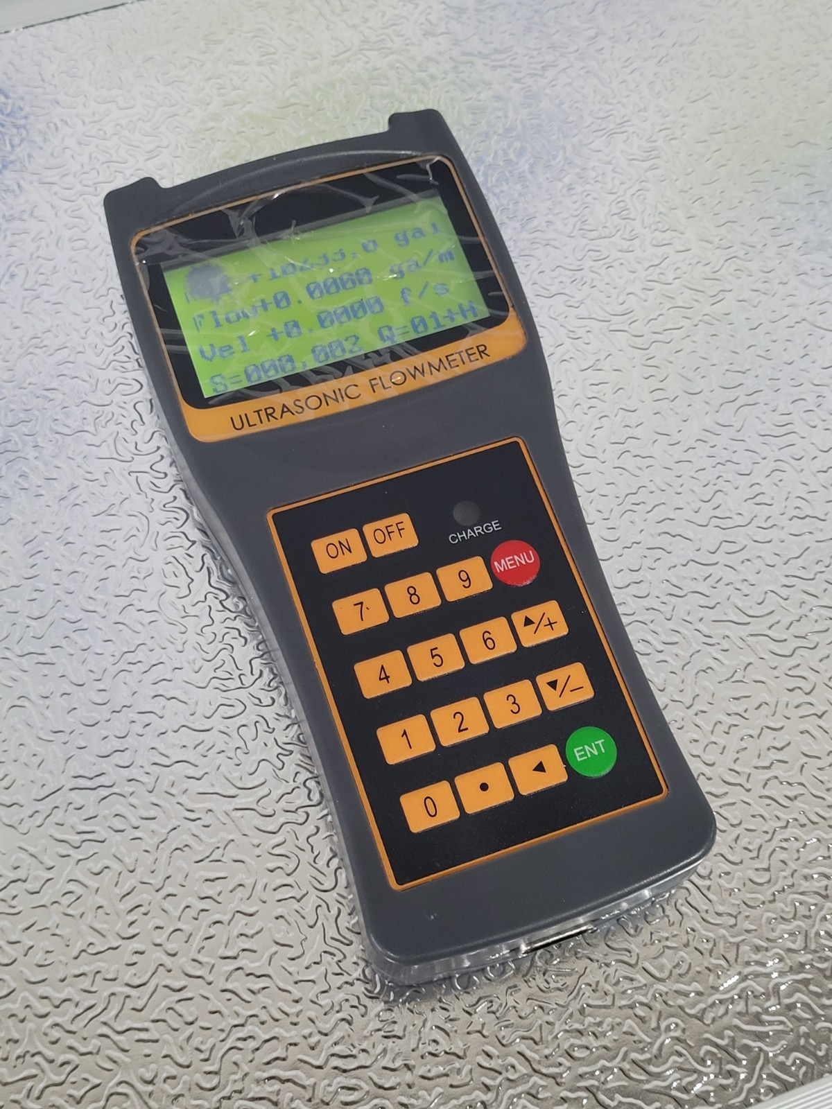 Bonvoisin Handheld Ultrasonic Flow Meter Portable Clamp