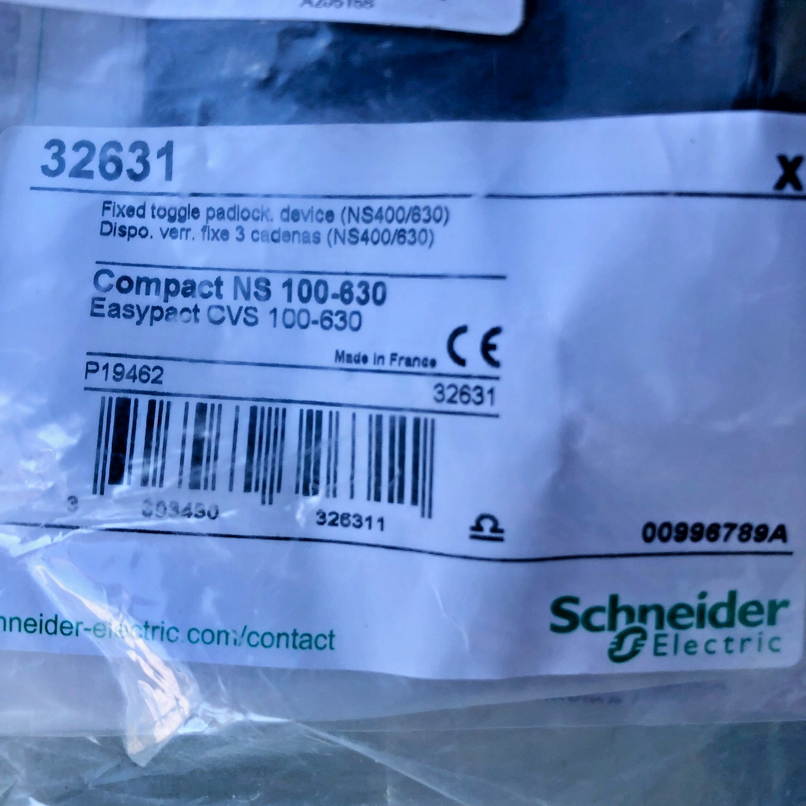 Schneider Electric S32631 Padlock Kit LOTO Lockout Tagout OSHA Compliant Set New