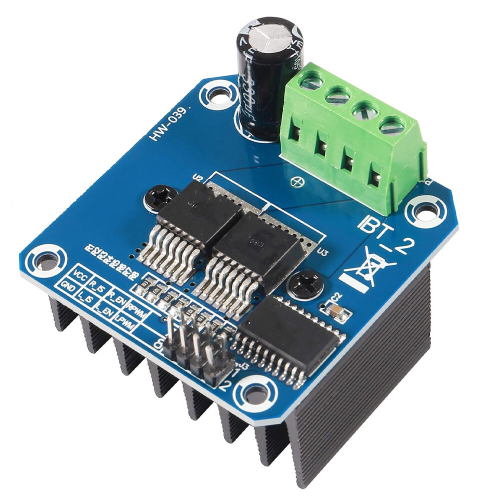 2Pcs Semiconductor BTS7960B Motor Driver 43A H-Bridge Drive PWM For Arduino