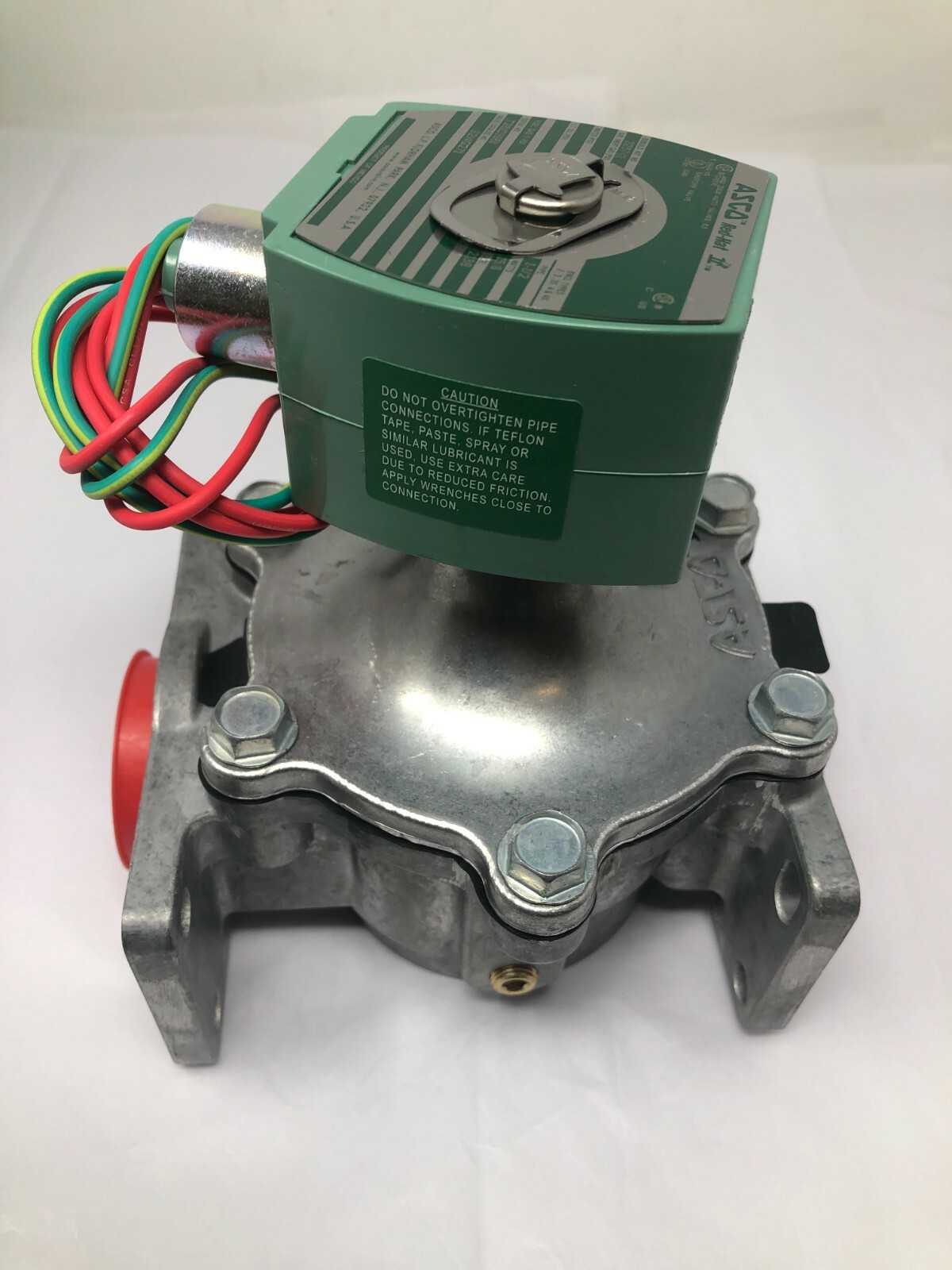 ASCO 8214G271 2-Way Normally Closed 1-1/2″ NPT 12VDC Aluminum Fuel Gas Solenoid