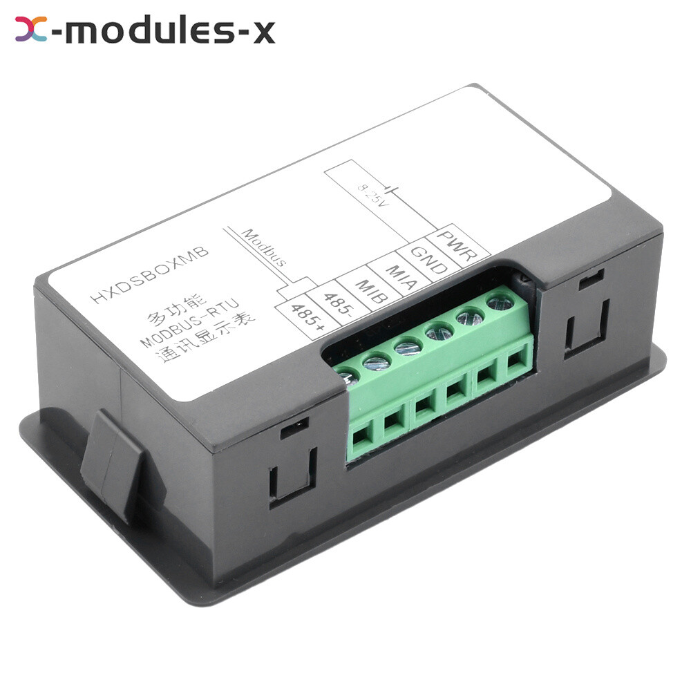 MODBUS-RTU Communication Display Meter RS485 Master-Slave-Monitored DC 8-25V