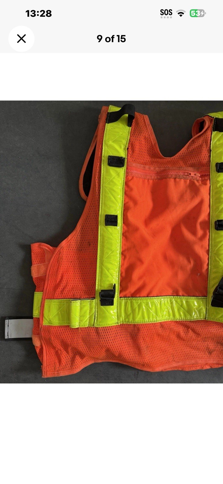 Authentic Union Pacific Railroad Safety Vest | ORR Safety | Distressed / AS-IS