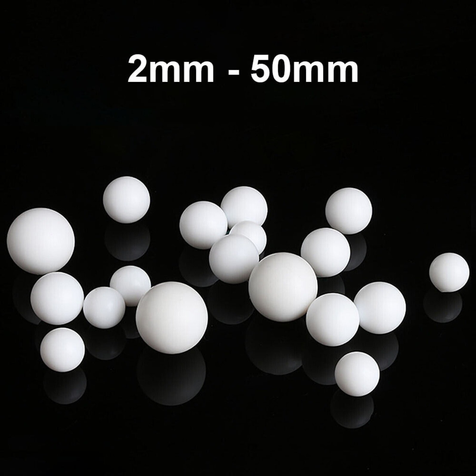 White Plastic Delrin Solid Polyoxymethylen Balls Metric 2mm-50mm POMCelcon Ball
