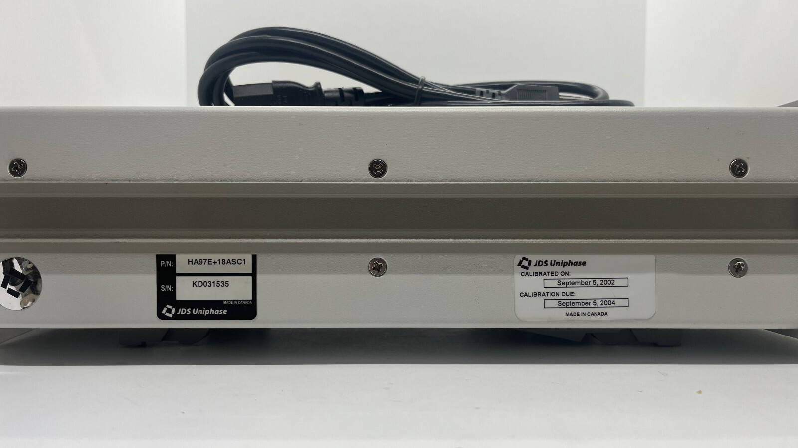 JDS Uniphase HA97E+18ASC1 HA9 Optical Programmable Attenuator